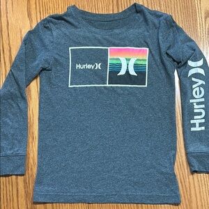 Hurley Blue Long Sleeve Tee for Casual Comfort